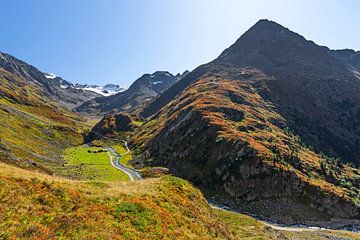 Kleurrijke herfst in de Stubaier Alpen van Andreas Föll