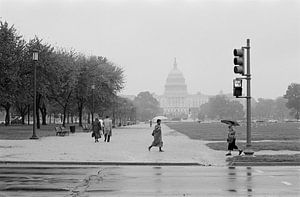 Regentag in Washington D.C.