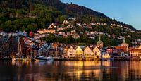 Sunset in Bergen, Norway