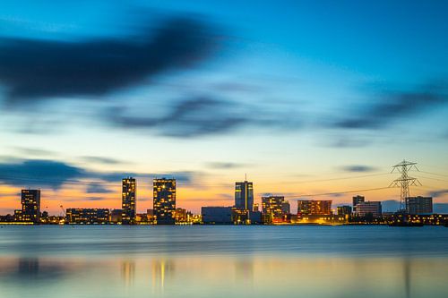 Avondfoto skyline Almere - 1