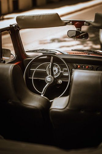 VW VOLKSWAGEN KEVER KLASSIEKE AUTO STRAATFOTOGRAFIE