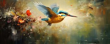 Kingfisher art by Blikvanger Schilderijen
