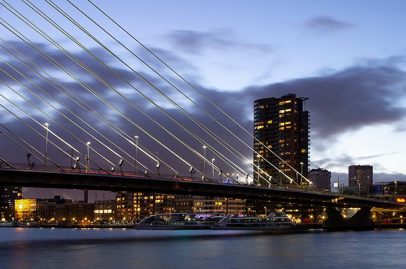 Rotterdam en soirée par Henk Elshout