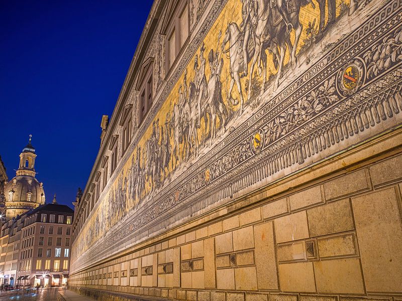 Dresden - Procession of princes at the blue hour by t.ART