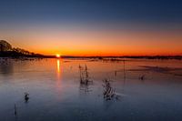 Sonnenaufgang bei -9 in Rhenen