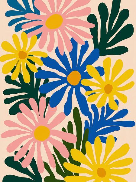 Stilleben mit Blumen von Caroline Guerain