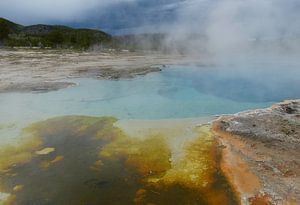 Yellowstone National Park hotspring von Mirakels Kiekje