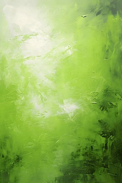 Abstract groen van NJ Midnight Studio