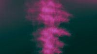 Dynamische Farbexplosion: Ein künstlerisches Bild von sich bewegenden Blumen in Rosa und Lila, eingefangen in einem poetischen Tanz aus Licht und Form von ByLulu Miniaturansicht