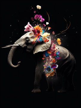 Pracht der Natur | Elefant von Eva Lee