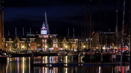 Harlingen, Zuiderhaven - lighthouse by Edwin Kooren