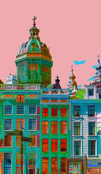 Colourful Amsterdam van Foto Amsterdam/ Peter Bartelings
