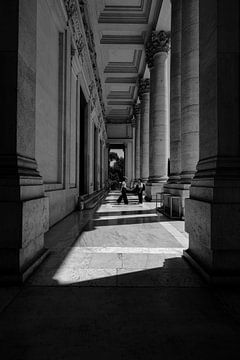 Kunst Architectuur Galleria d_Arte Moderna Rome Italië van Martijn Jebbink Fotografie
