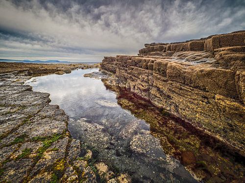 Kustlandschap bij Downpatrick Head in Ierland