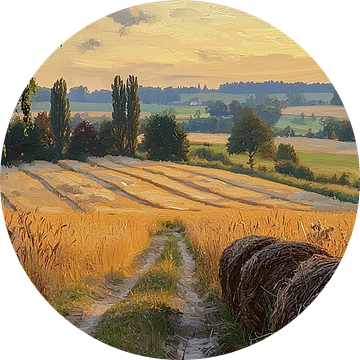 Limburgs koren landschap van PixelPrestige