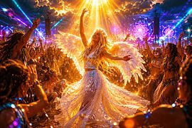 Divine Intervention: Touched By God At Psychedelic Trance Festival by Suge Works