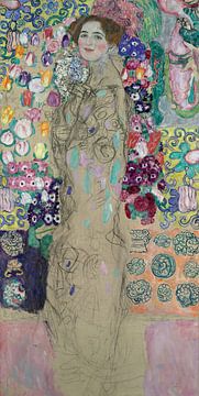 Postuum portret van Ria Munk III, Gustav Klimt - ca. 1917
