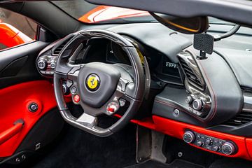 Voiture de sport Ferrari 488 Spider sur Sjoerd van der Wal Photographie