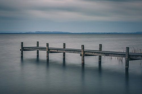 Een rustige dag aan het meer