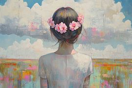 Woman by Flower Studio