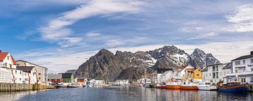 Port près de Nusfjord, Lofoten Norvège