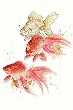Golden Goldfish by J.O. Han