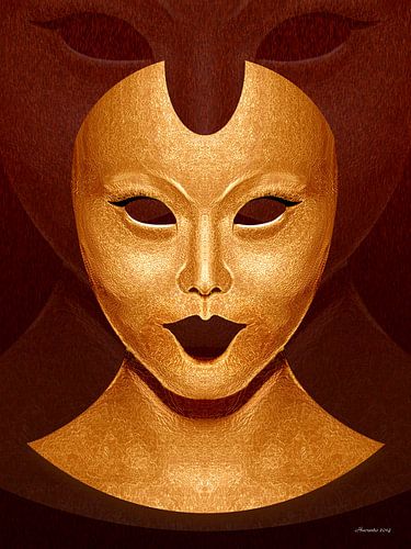 Masque feuille d'or