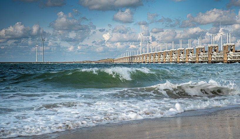 Sturmflutwehr Oosterschelde von Ria Overbeeke