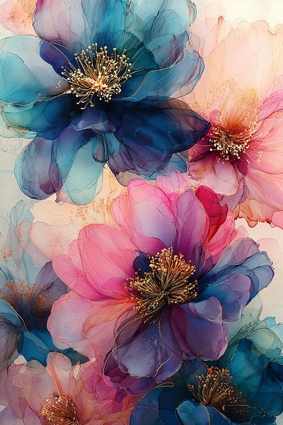 Fluid Flowers no. 3 by Studio BB