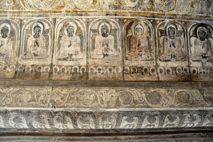 Wandmalereien aus einem alten Tempel von Affect Fotografie