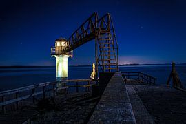 Vuurtoren aan het Lauwersmeer van Fotografiecor .nl