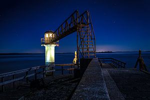 Leuchtturm auf dem Lauwersmeer