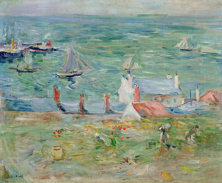 Berthe Morisot, Der Hafen von Gorey auf Jersey von finemasterpiece