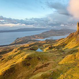 Old Man of Storr on the Isle of Skye in Scotland by Michael Valjak
