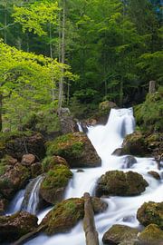Waterfall in Hartlsgraben by Karin Maier