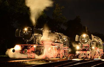 Dampfzug in Rotterdam