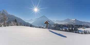 Een moment van bezinning in de Oberallgäu