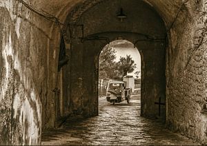 Piaggio Ape sur Procida Italie
