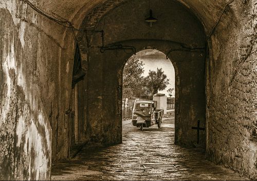 Piaggio Ape op Procida Italie