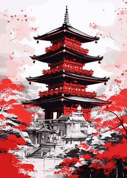 Japanse schilderkunst Ukiyo