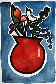 Abstract colorful stillife sur Melismart