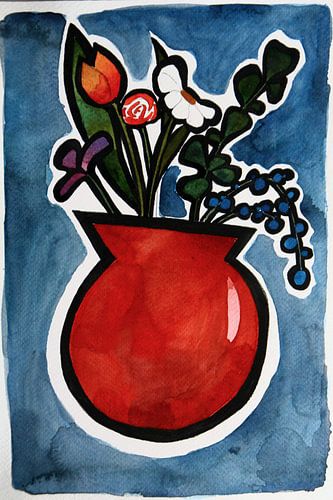 Abstract colorful stillife