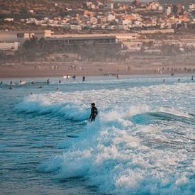 Surfing in Morocco by Dayenne van Peperstraten