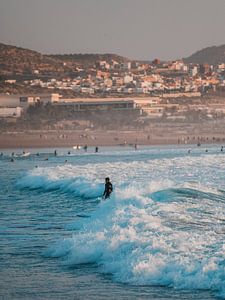 Surfing in Morocco by Dayenne van Peperstraten