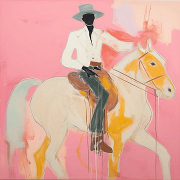 Riding Man van Elisabeth Visser