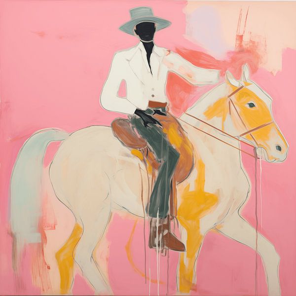 Riding Man van Elisabeth Visser