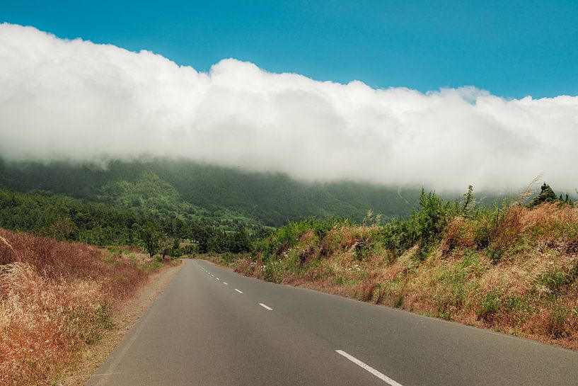 Travel photography La Palma - Road through mountains and clouds by NZME Photography