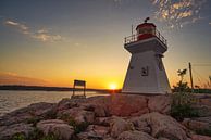 Sunset at Ontario lighthouse by Vivo Fotografie thumbnail