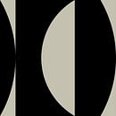 Zwarte Abstracte Geometrische Vormen nr. 10 van Dina Dankers thumbnail