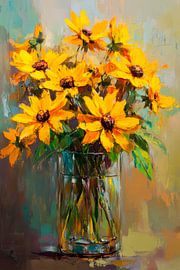 Sonnenblumenstrauß von Poster Art Shop